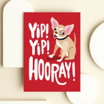 Funny Chihuahua Birthday Kort<br><div class="desc">Lustigt födelsedagskort med fånig chihuahua. Humor kommer att brista dagen för din pojkvän,  flickvän,  make,  fru eller vän. Perfekt för hund och djur älskare.</div>
