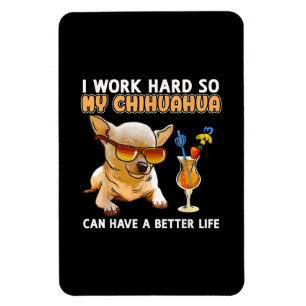 Funny Chihuahua Chihuahua Älskare Gifts Magnet