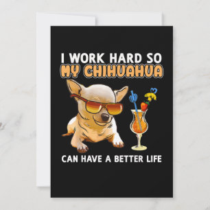 Funny Chihuahua Chihuahua Älskare Gifts Meddelande