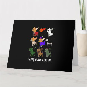 Funny Chihuahua Hund Halloween Happy halloween Kort