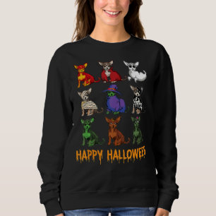 Funny Chihuahua Hund Happy halloween Hundar T Shirt