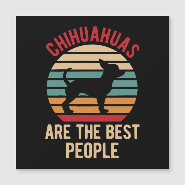Funny Chihuahua Hundar Gift (Framsida)