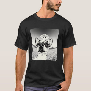 Funny Chihuahua Selfie Alien UFO Hund älskare Nove T Shirt