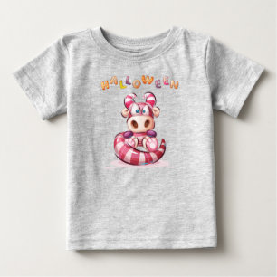 Funny Childisk Halloween Monster Småbarn Baby T-Sh T Shirt