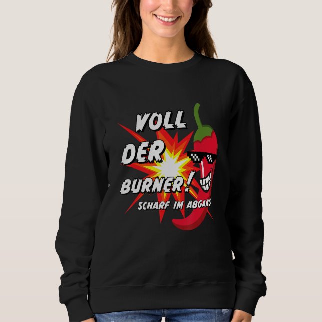 Funny chilli saying for chilli lovers, spicy chill t shirt (Framsida)