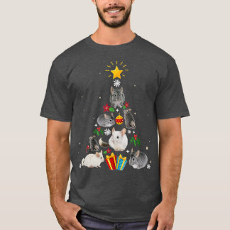 Funny Chinchilla Julgran T Shirt