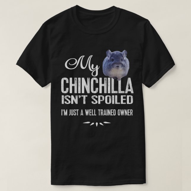 Funny Chinchilla T Shirt (Design framsida)