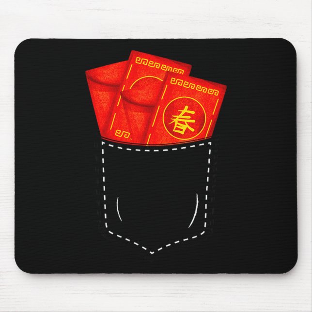Funny Chinese New Year Fake Cket Red Envelopes Luc Musmatta (Framsidan)