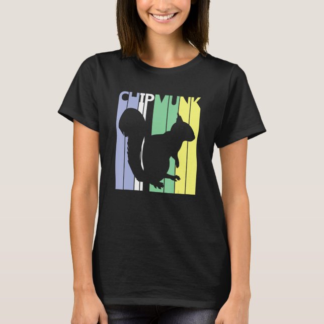 Funny Chipmunk Costume 1 T Shirt (Framsida)