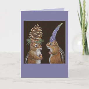 Funny chipmunk-kort kort