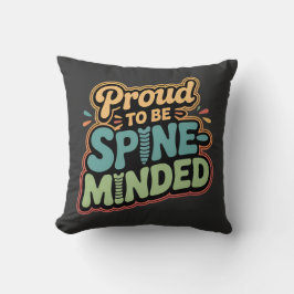 Funny Chiropractor Gift Spine Health Quote Kudde