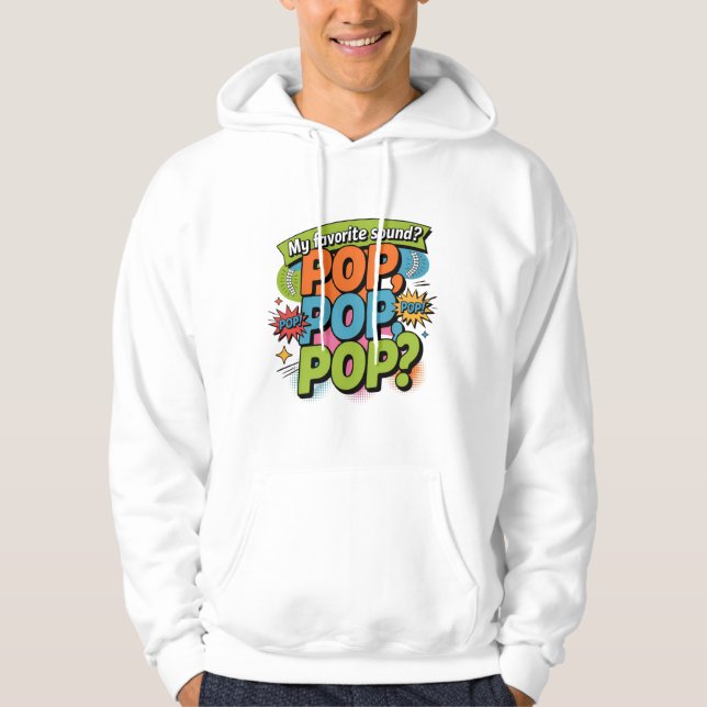 Funny Chiropractor Pop Ljud Gift Hoodie (Framsida)