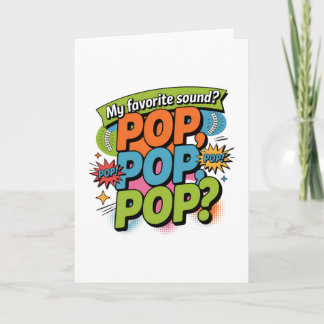 Funny Chiropractor Pop Ljud Gift Kort