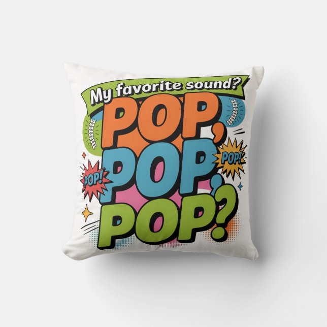 Funny Chiropractor Pop Ljud Gift Kudde (Framsida)