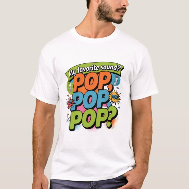 Funny Chiropractor Pop Ljud Gift T Shirt (Framsida)