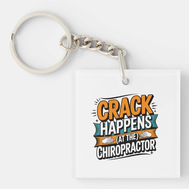 Funny Chiropraktic Quote Spine Crack Humor (Framsidan)