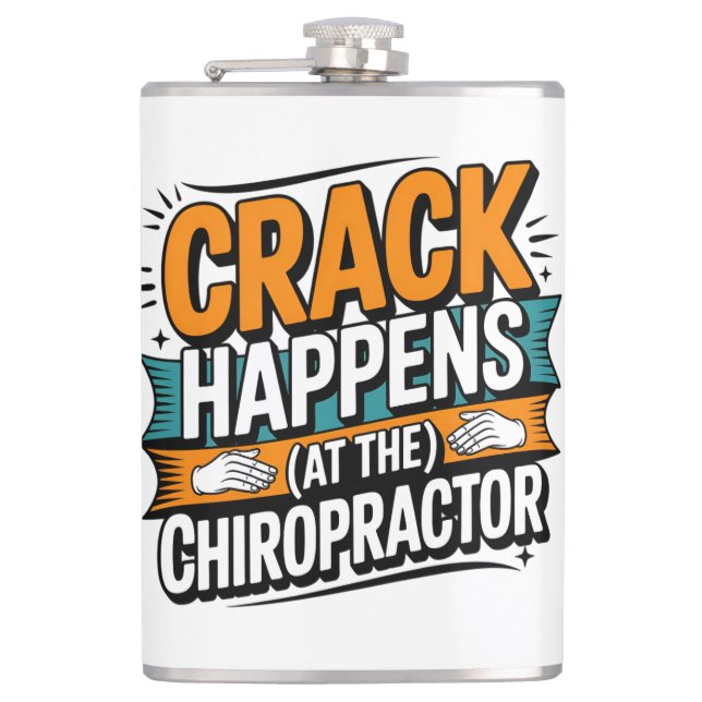 Funny Chiropraktic Quote Spine Crack Humor Fickplunta (Framsidan)