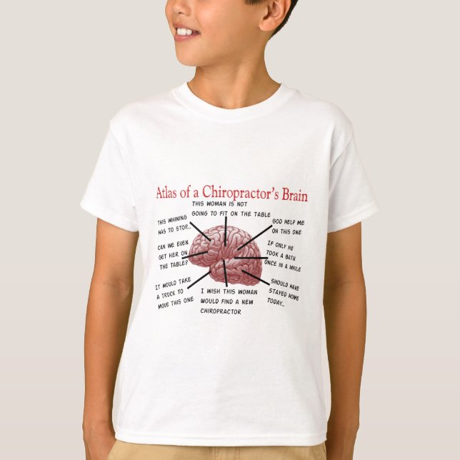 Funny Chiroprator T-Shirt (Framsida)