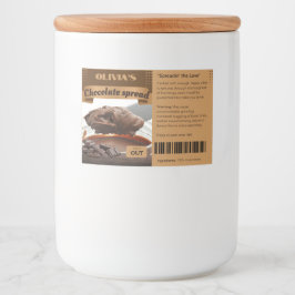 FUNNY Chocoholics Named Chocolate Spread Labels Mat Etiketter