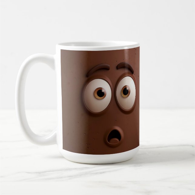 Funny Chocolate Älskare Gift Funny Mug Kaffemugg (Vänster)