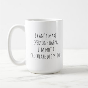 Funny Chocolate Digestive Lycklig Kaffemugg