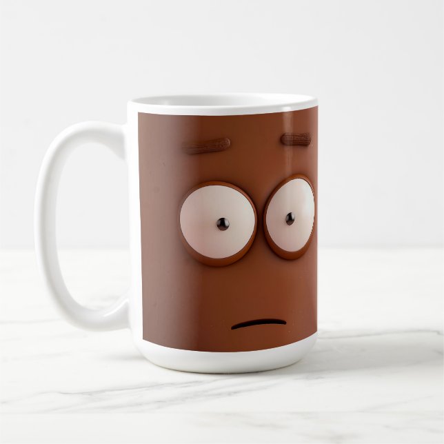 Funny Chocolate Gift Idea Funny Mug Kaffemugg (Vänster)