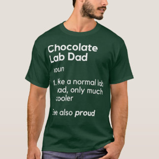Funny Chocolate Lab Pappa Manar Labrador Retriever T Shirt