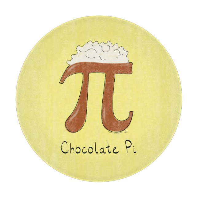 Funny Chocolate Pi Symbol Math Teacher (Framsidan)