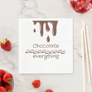 Funny choklad pappersservett