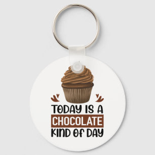Funny Chokoholkaka Foodie Chocolate Nyckelring