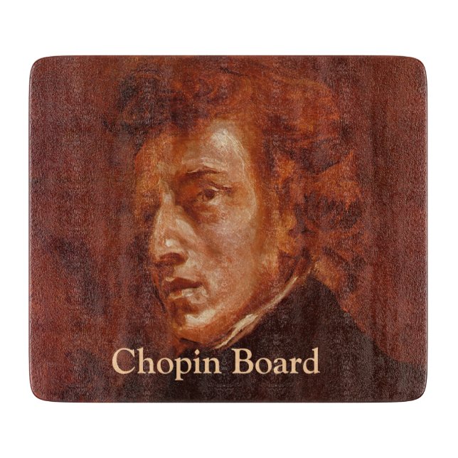 Funny Chopin Board - klassisk musik porträtt (Framsidan)