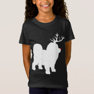 Funny Chow Chow Hund julpryder Antlers Xma T Shirt