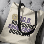 Funny Chow Chow Tygkasse<br><div class="desc">En söt Chow-gåva till hundägare med en känsla av humor och en besatthet. Jag kärlek de söt hundar med deras fånig lila tunga.</div>