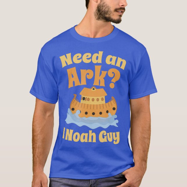 Funny Christian Bible Noah Ark Pun Gift Humor T Shirt (Framsida)