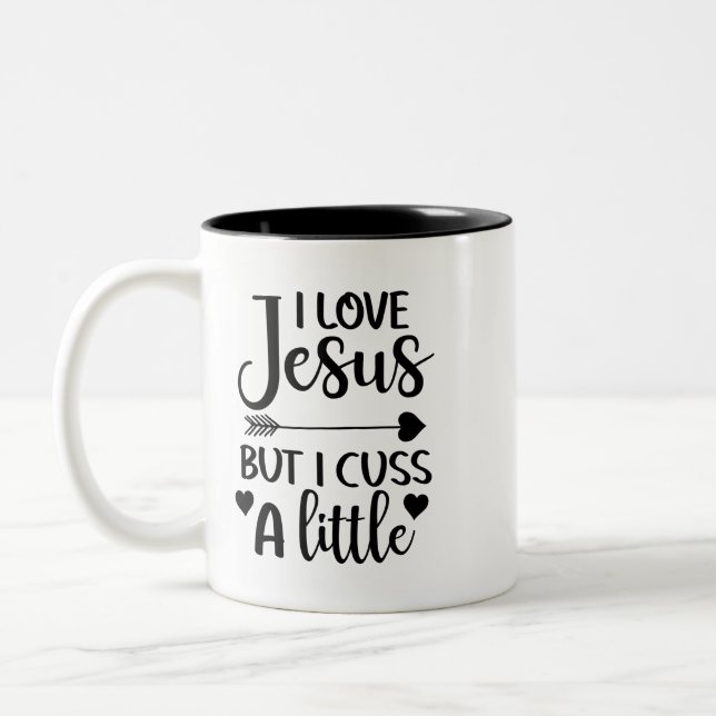 Funny Christian Coffee Mugg (Vänster)
