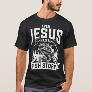 Funny Christian Fisherman Jesus Bible Prayer Gift T Shirt