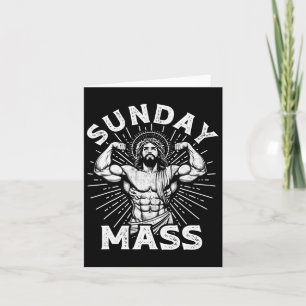 Funny Christian Söndag M Bodybuilding der Gym Jesu Kort