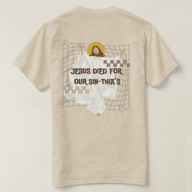 Funny Christian Tshirt T Shirt (Design baksida)