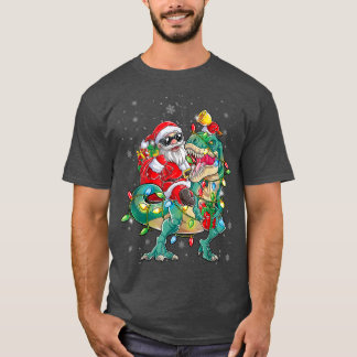 Funny Christmas 2022 Santa Riding T re Men Boys Xm Shirt