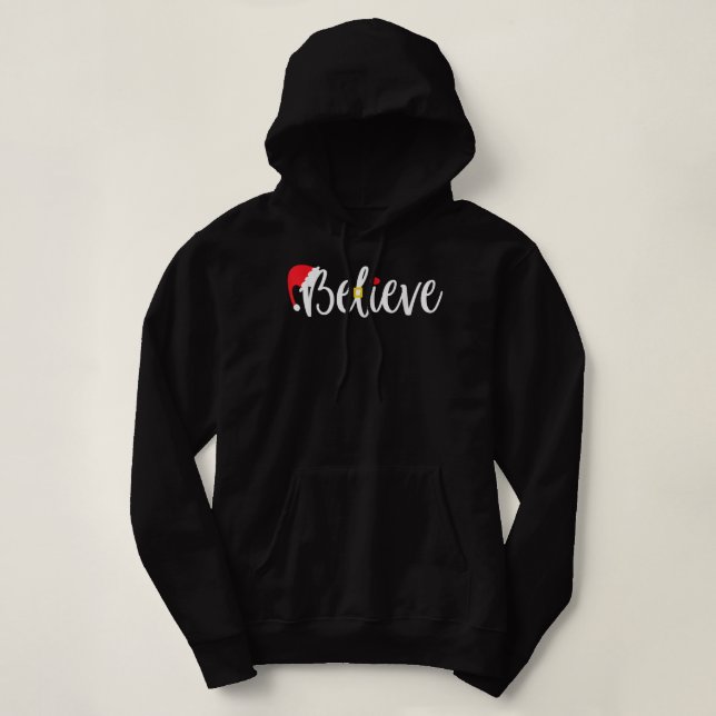 Funny Christmas Believe Santa Pajama Outfit Men &  T Shirt (Design framsida)