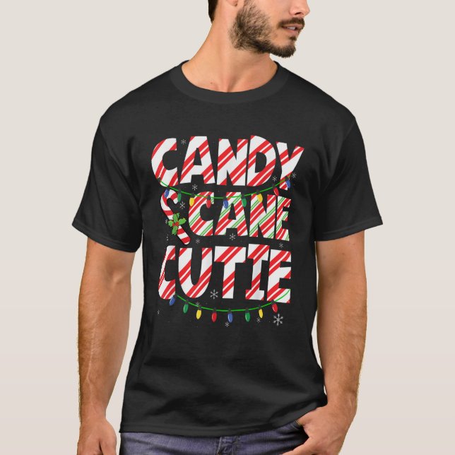Funny Christmas Candy Cane Lover Crew Xmas Candy C T Shirt (Framsida)