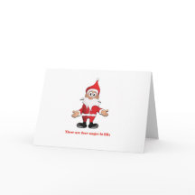 Funny Christmas Card with Santa Animation