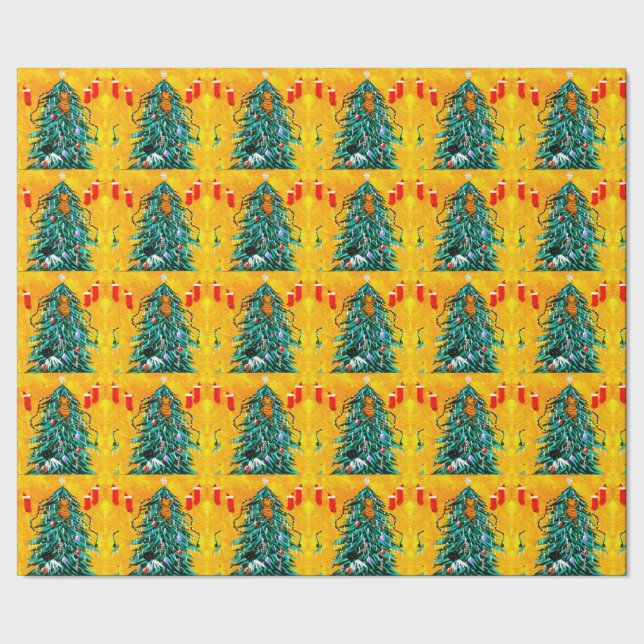 Funny Christmas Cats Tree  Creationarts Presentpapper (Seam)