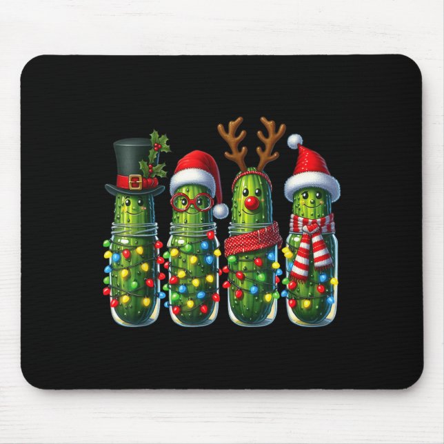 Funny Christmas Ckle Lights Cactus Family Holiday  Musmatta (Framsidan)