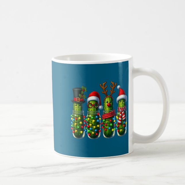 Funny Christmas Ckles Holiday Lights  Kaffemugg (Höger)