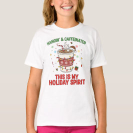 Funny Christmas Coffee Lover Tee" Holiday T Shirt