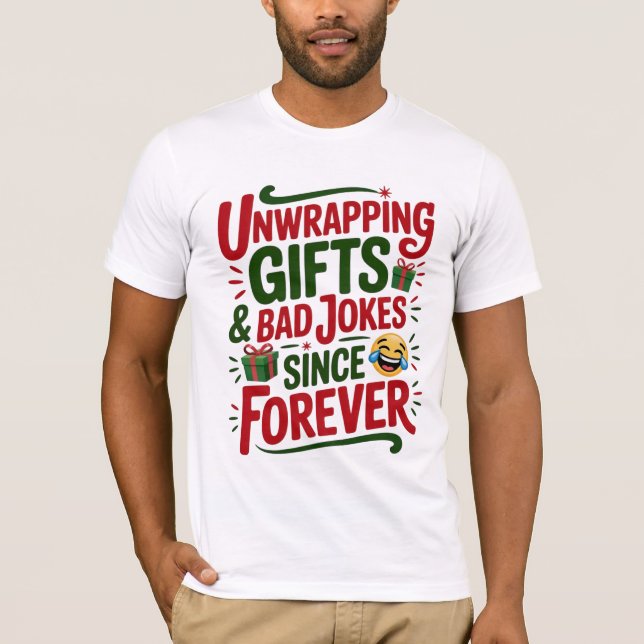 Funny Christmas Dad Joke Shirt T Shirt (Framsida)