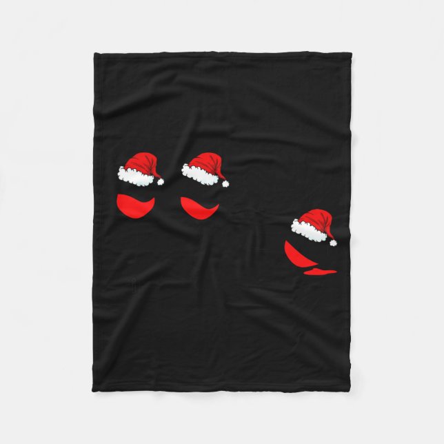 Funny Christmas Drink Drank Drunk Xmas Holiday  Fleecefilt (Framsidan)