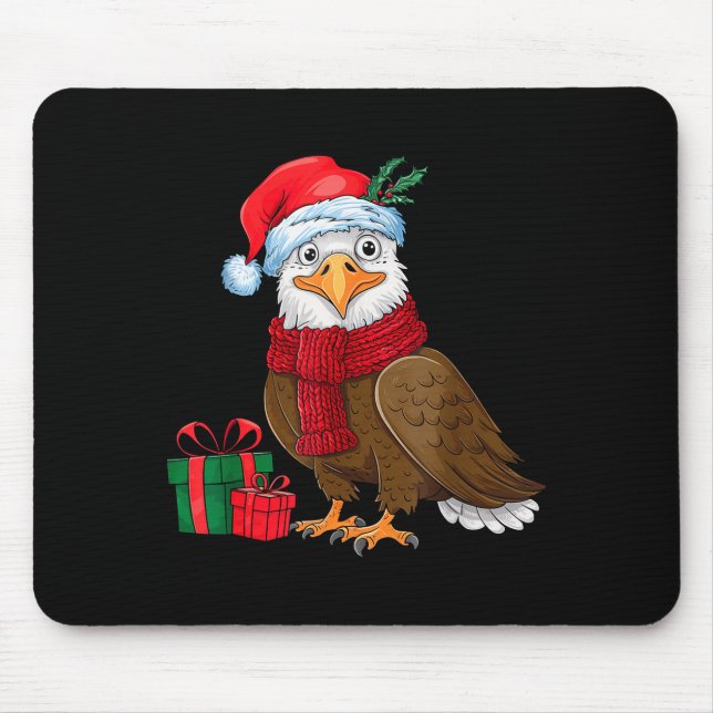 Funny Christmas Eagle Patriotic Bald Eagle With Sa Musmatta (Framsidan)
