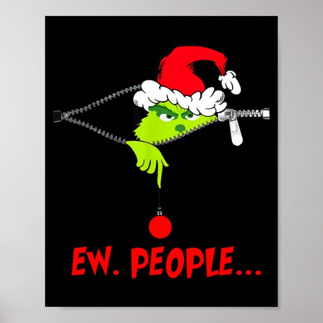 Funny Christmas Ew People Men Women Kid Boys Girls Poster (Framsidan)